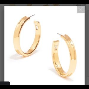 Melissa Lovy Sisley Hoops! Yellow Gold never worn